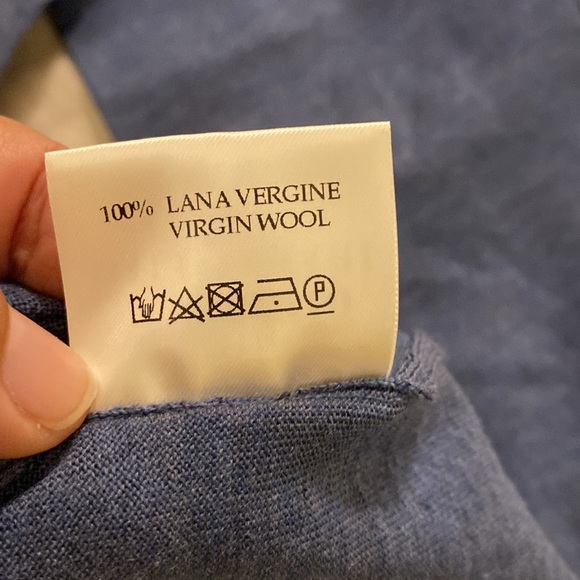 MAURIZIO BALDASSARI Knitted Virgin Wool Collared Sweater - Picture 6 of 7